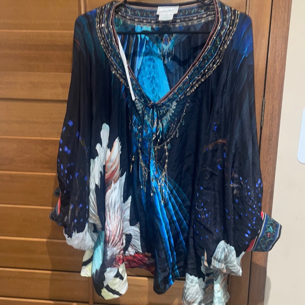 Camiilla blouse Swarovski crystal